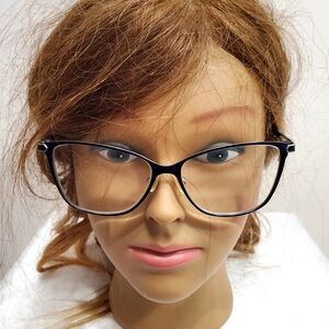 Classic Black Oversized Eyeglasses